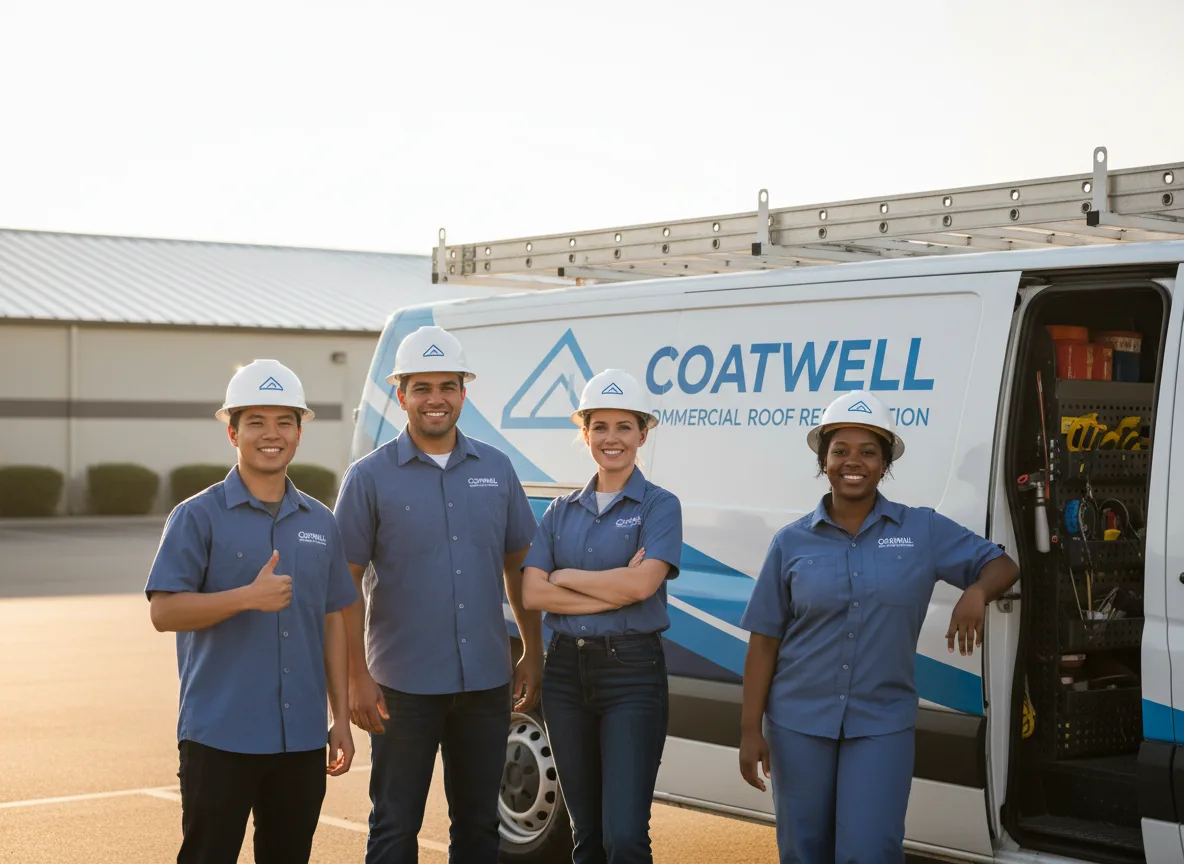 Commercial roof coating company in Mahaffey, PA